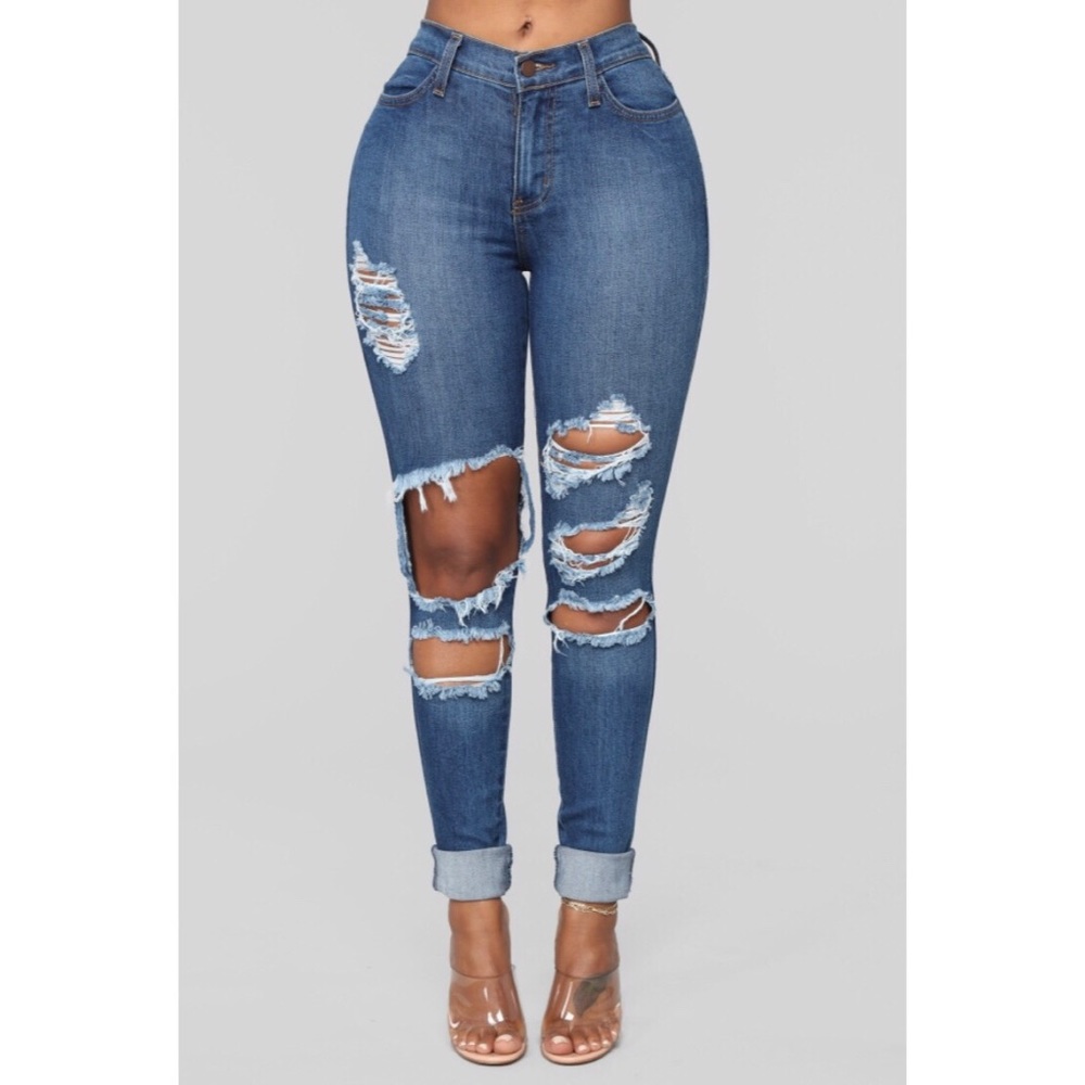Fashionnova beach bum jeans